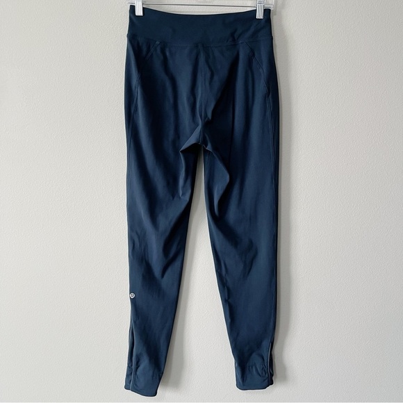Lululemon Women's Size 4 Run Rulu Run Track Pant Navy Blue W5ARPS Zip Pockets - Picture 6 of 10